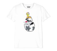 cotton division Garçon Boloonets039 T-Shirt, Blanc, 14 Ans EU