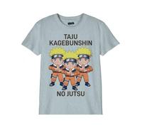 cotton division Garçon Bonarutts001 T shirt, Gris Melange, 8 ans EU