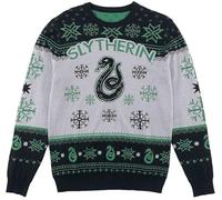 cotton division Harry Potter - Serpentard - Pull de Noël Homme (L)