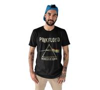 cotton division Pink Floyd « Dark Side Vintage » MEPIFLRTS036 T-Shirt Homme, Noir, Taille L