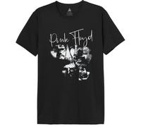 cotton division Pink Floyd « Poster Face Collage » MEPIFLRTS034 T-Shirt Homme, Noir, Taille L