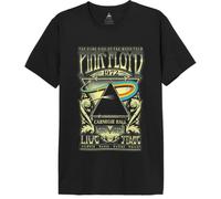 cotton division Legend Icon Officiel Pink Floyd imprimé T-Shirt pour Homme Col Ras du Cou Manches Courtes Coton Coupe régulière,Rainbow Pyramid_Noir,XXL