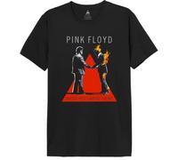 cotton division Legend Icon Officiel Pink Floyd imprimé T-Shirt pour Homme Col Ras du Cou Manches Courtes Coton Coupe régulière,Wish You Were Here_Noir,XL