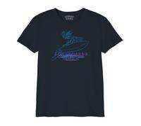 cotton division Looney Tunes « Long Board Catch The Waves, San Diego, CA » BOLOONETS049 T-Shirt Garçon, Navy, Taille 14 Ans