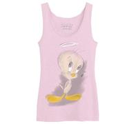 cotton division Looney Tunes « Tweety » WOLOONETK050 Débardeur Femme, Rose, Taille XS