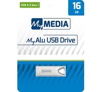MyMEDIA My Alu USB 3.2 Gen 1 Drive Clé USB 16 GB argent 69275 USB 3.1 (Gen 1)