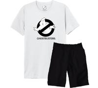 cotton division MEGHOSDPY001 Ensemble de Pijama, Blanc/Noir, L (Lot de 2) Homme