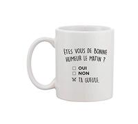 cotton division Mug - Etes vous de bonne humeur le matin