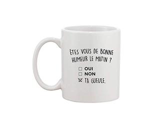 cotton division Mug - Etes vous de bonne humeur le matin