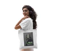 Cotton Division Officiel Republic of California Cœur Libre, Tête Tranquille imprimé 100 % coton |Réutilisable | Longue poignée | Voyages et achats |Sac fourre-tout 38*40 CM,Cœur_White_1,Taille unique