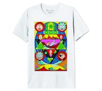 cotton division Rick ET Morty - Rick & Morty Land - T-Shirt Homme (XXL)