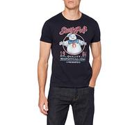 cotton division MEGHOSDTS011 T-Shirt, Navy, S Homme