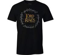Cotton Division T-Shirt Le Seigneur des Anneaux - Logo Ring Noir M