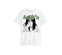 cotton division T-Shirt Unisex Billie EILISH «N/C», Reference : MEBILLITS001, Blanc, Taille 3XL