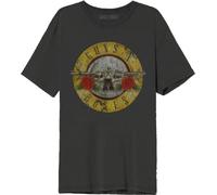 cotton division T-Shirt Unisex Guns N' Roses «Logo», Reference : MEGUNSRTS003, Anthracite Melange, Taille XL