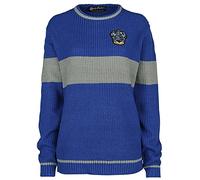 Cotton division WOHAPOMPU009 Pull-Over Femme Harry Potter - Ravenclaw School, Femme, Bleu, S