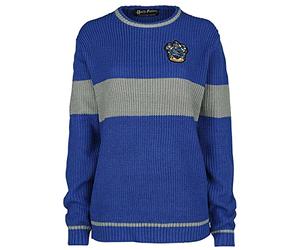 Cotton division WOHAPOMPU009 Pull-Over Femme Harry Potter - Ravenclaw School, Femme, Bleu, S