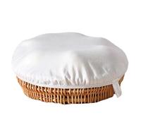 Cotton Dough Steamer Bowl Cover - Reusable Breathable Mesh Lid, Adjustable Elastic Bread Proofing Cover for Fermenting Rising Buns Dumplings Home Kitchen Bakery Food Storage