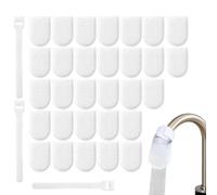 Cotton Filter Bag for Faucet with - Strap 30 Pieces Universal Splash-Proof