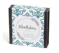 Cotton & Grey Mindfulness Candles Focus on The Present Douze bougies de vingt minutes avec un support en céramique pour faciliter la détente, la pleine conscience et le bien-être
