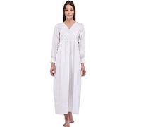 Cotton Lane Chemise de Nuit Classique Blanche Past Times
