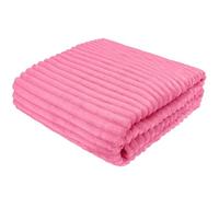 Cotton Market Couverture 220 x 240 cm - Grande couverture de canapé moelleuse avec gaufrage - Grande couverture de canapé douce - Élégante - Chaude et facile d'entretien - Couverture de canapé moderne
