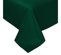 Cotton Market Drap plat 210 x 250 cm sans élastique - Vert bouteille - 100 % coton - Drap plat lisse uni pour lits longs et matelas hauts