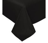 Cotton Market Grand drap de lit 250 x 250 cm - Noir - 100 % coton - Sans élastique - Drap lisse pour lits très larges et matelas hauts - Facile à poser
