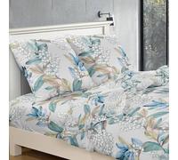 Cotton Market - Parure de lit 160x200 cm - Coton Microfibre - Ensemble 3 pièces - Housse de Couette 160x200 cm et 2 taies d’Oreiller 70x80 cm - AVA