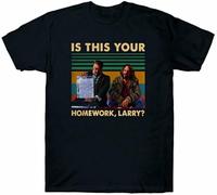 Cotton Men's The is Black Mens T Shirt 100% Cotton This Retro Homework Lebowski Big Larry Your Vintage Blackmens T Shirt Graphic M