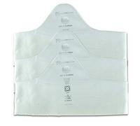 Cotton More of Me to Love Lot de 3 sous-couches pour soutien-gorge Blanc Taille L