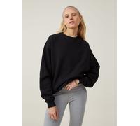 Cotton On Cotton On Black Classic Fleece Crew Sweattop