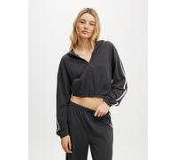 Cotton On Cotton On Black Departure Lounge Crop Hoodie