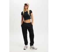 Cotton On Cotton On Black Plush Essential Gym Joggers