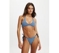Cotton On Cotton On Blue Swim Scoop Top String Brazilian Bikini Bottoms