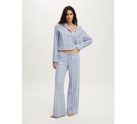 Cotton On Cotton On Dreamy Soft Boxy Shirt & Wide Leg Pant Set bleu L (FR 46-48)