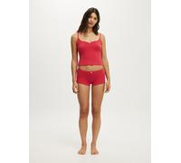 Cotton On Cotton On Dreamy Soft Pointelle Cami & Micro Shorts Set rouge M (FR 42-44)