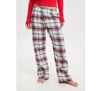 Cotton On Cotton On Navy/Green/Red Boyfriend Flannel Wide Leg Boxer Trousers