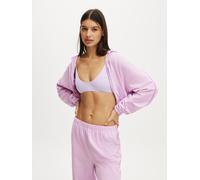 Cotton On Cotton On Pink Departure Lounge Crop Hoodie