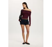 Cotton On Cotton On Purple One Shoulder Base Layer Long Sleeve Top