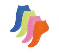 Cotton Prime Chaussettes bleu / citron vert / orange / rose, Taille 35-38