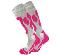 Cotton Prime Chaussettes de ski pour homme et femme (2 paires) - Chaussettes de ski chaudes, chaussettes d'hiver thermiques avec rembourrage, chaussettes genoux, chaussettes de ski pour l'hiver, le