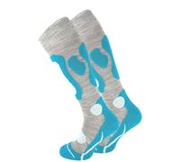 Cotton Prime Chaussettes de ski pour homme et femme (2 paires) - Chaussettes de ski chaudes, chaussettes d'hiver thermiques avec rembourrage, chaussettes genoux, chaussettes de ski pour l'hiver, le