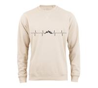 Cotton Prime Sweat-shirt 'Berge' sable / noir, Taille M