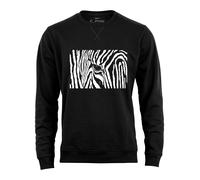 Cotton Prime Sweat-shirt noir / blanc, Taille M