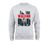Cotton Prime Sweat-shirt 'Walking Dad ' pierre / rouge vif / noir, Taille XL