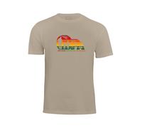 Cotton Prime T-Shirt 'Opa Legende der Enkel' beige / vert / orange / rouge, Taille L