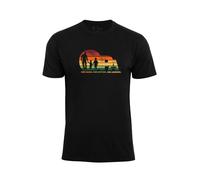 Cotton Prime T-Shirt 'Opa Legende der Enkel' vert / orange / rouge sang / noir, Taille L