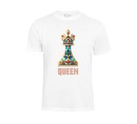 Cotton Prime T-Shirt 'Queen' turquoise / miel / pétrole / blanc, Taille S