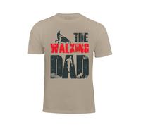 Cotton Prime T-Shirt 'The Walking Dad' beige / rouge / noir, Taille XXL